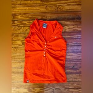 🆕 NIKE Fit Dry Orange Tank Top
